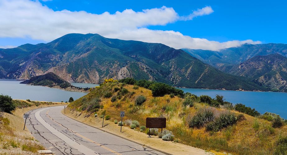 Uitzicht Pyramid Lake